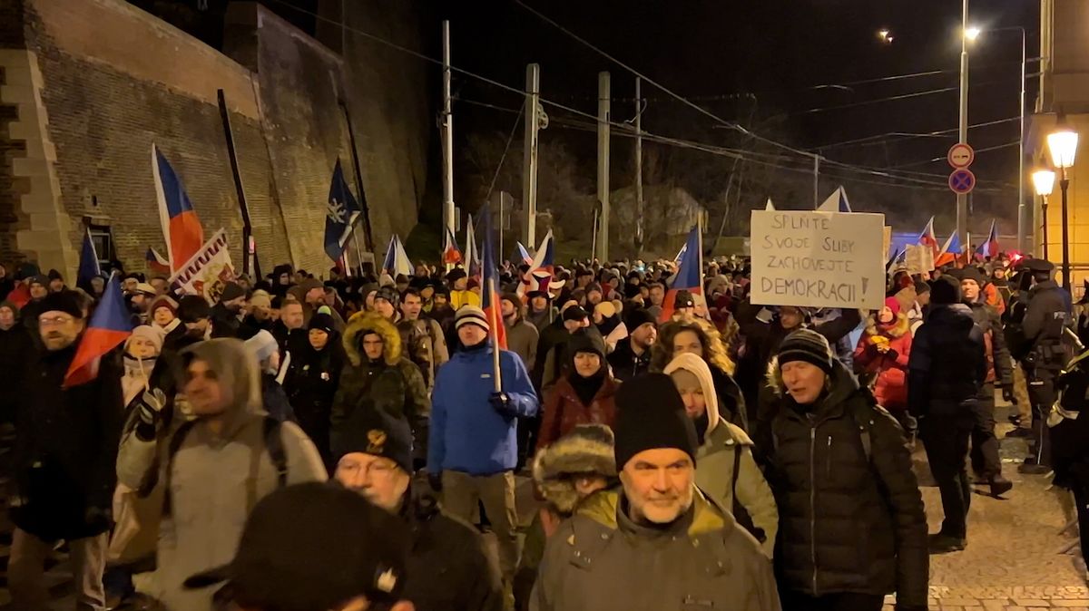 V Praze se demonstrovalo proti opatřením
